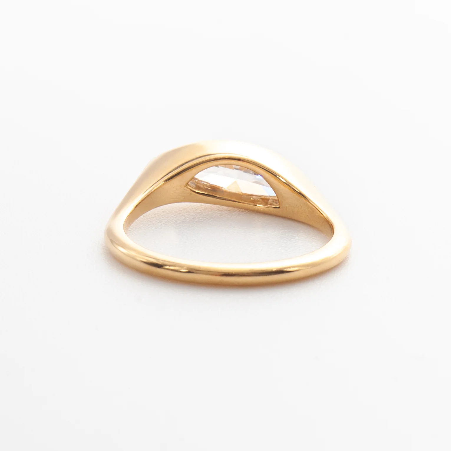 0.91 ct Neve Diamond Signet Ring - Image 4