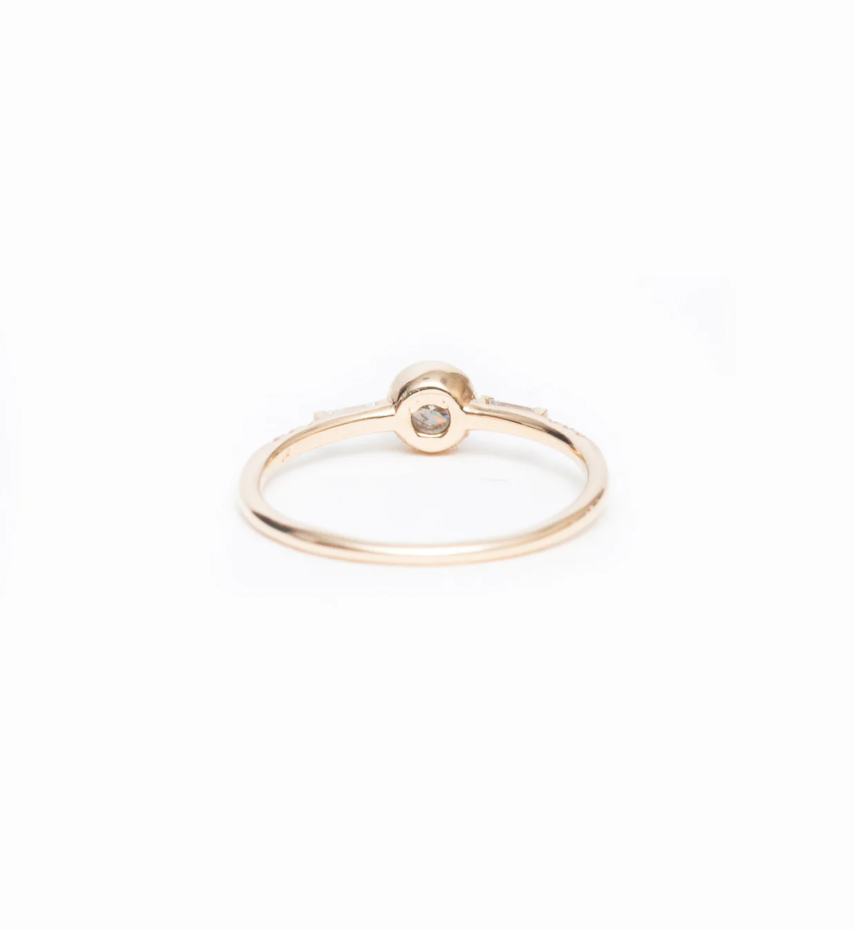 Diamond Baguette Mini Equilibrium Ring - Image 3