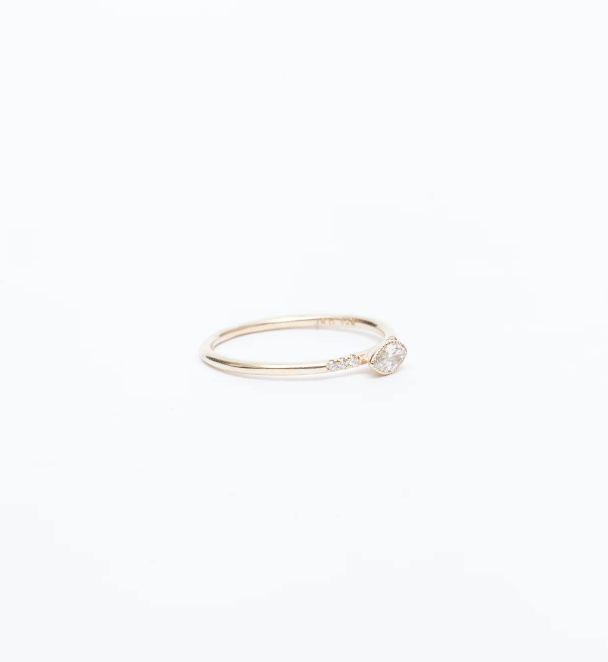 Diamond Marquise Equilibrium Ring - Image 3