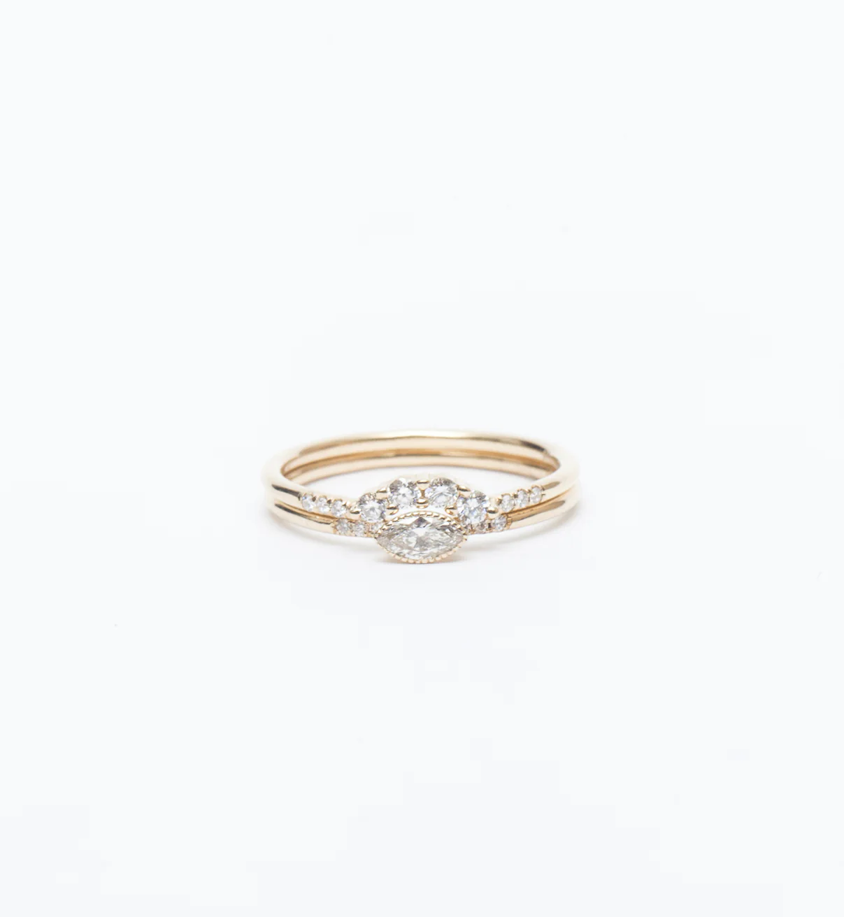 Diamond Marquise Equilibrium Ring - Image 5