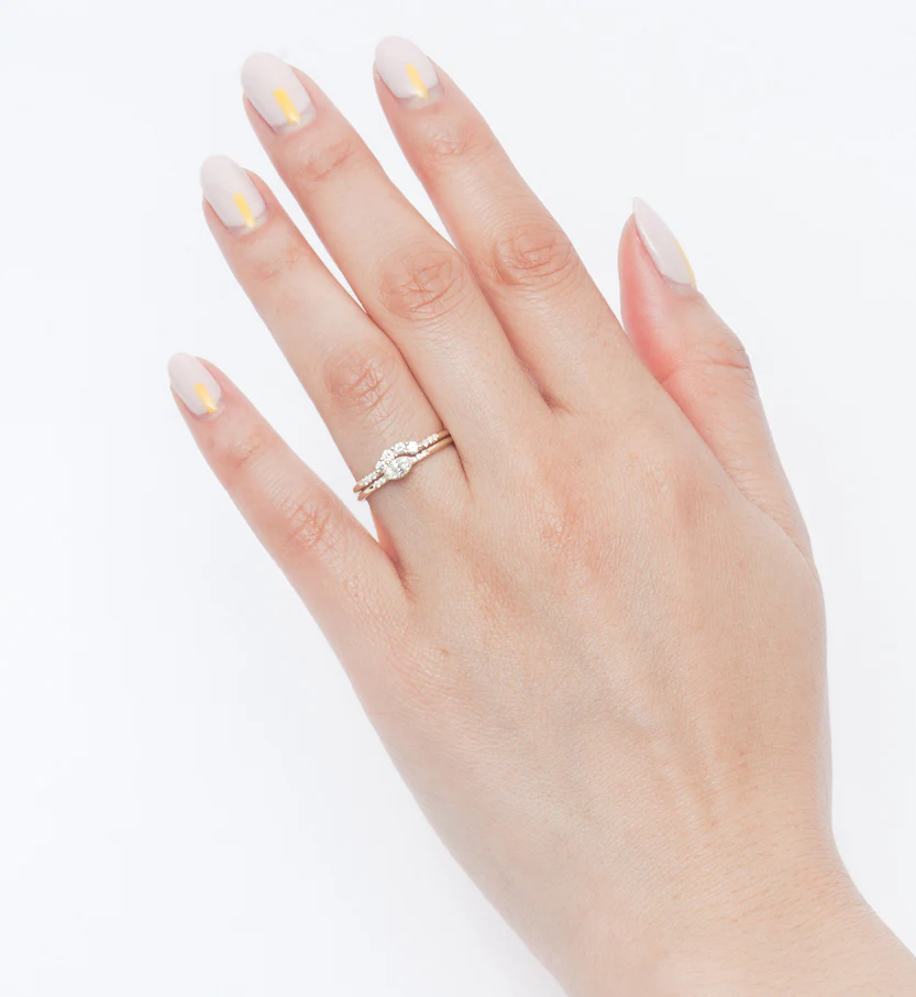 Diamond Marquise Equilibrium Ring - Image 6