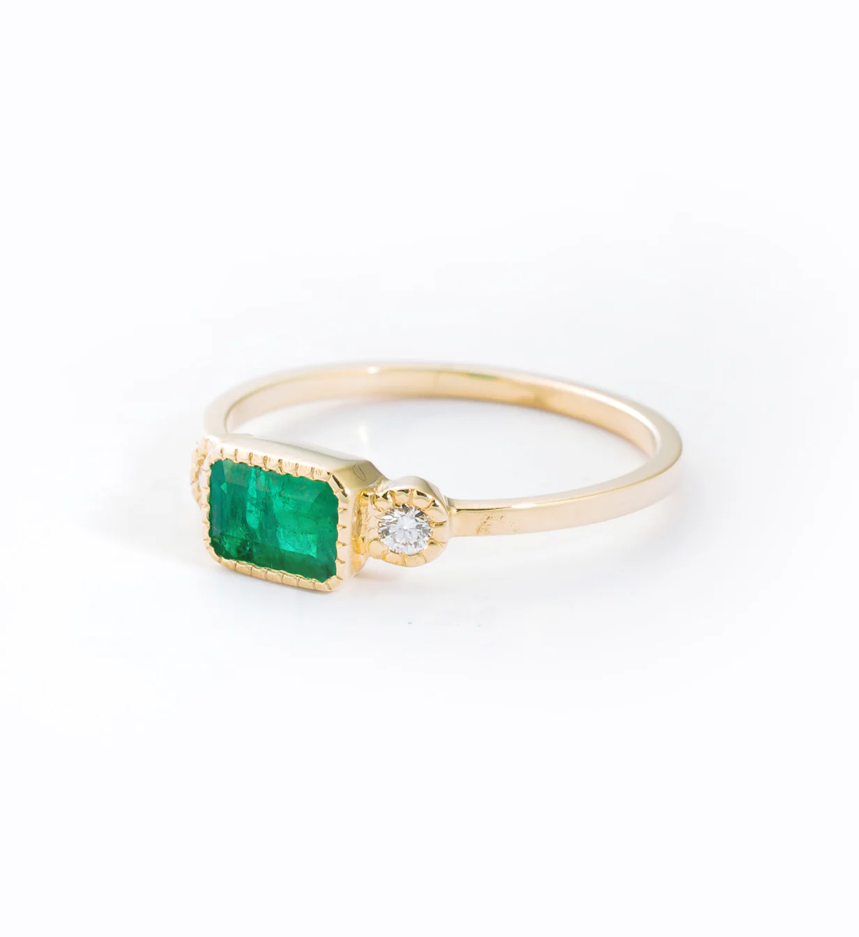 Emerald Lexie Ring - Image 3