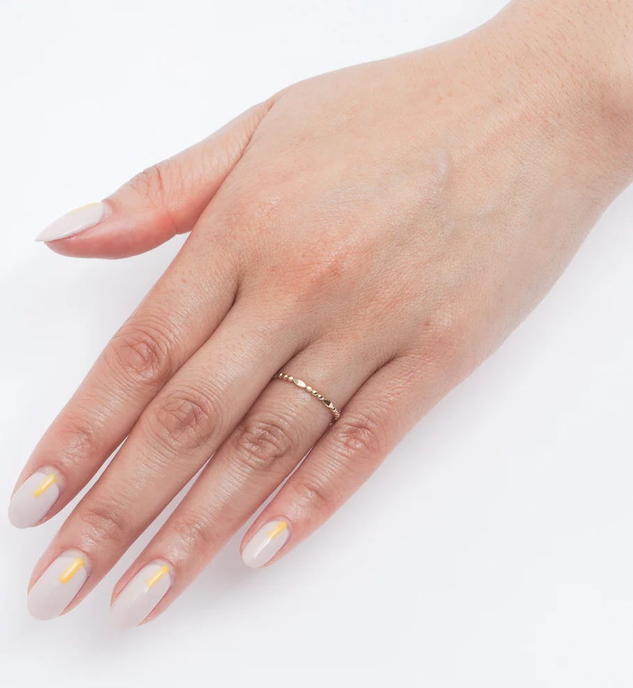 Gold Marquise Beaded Band - Image 4