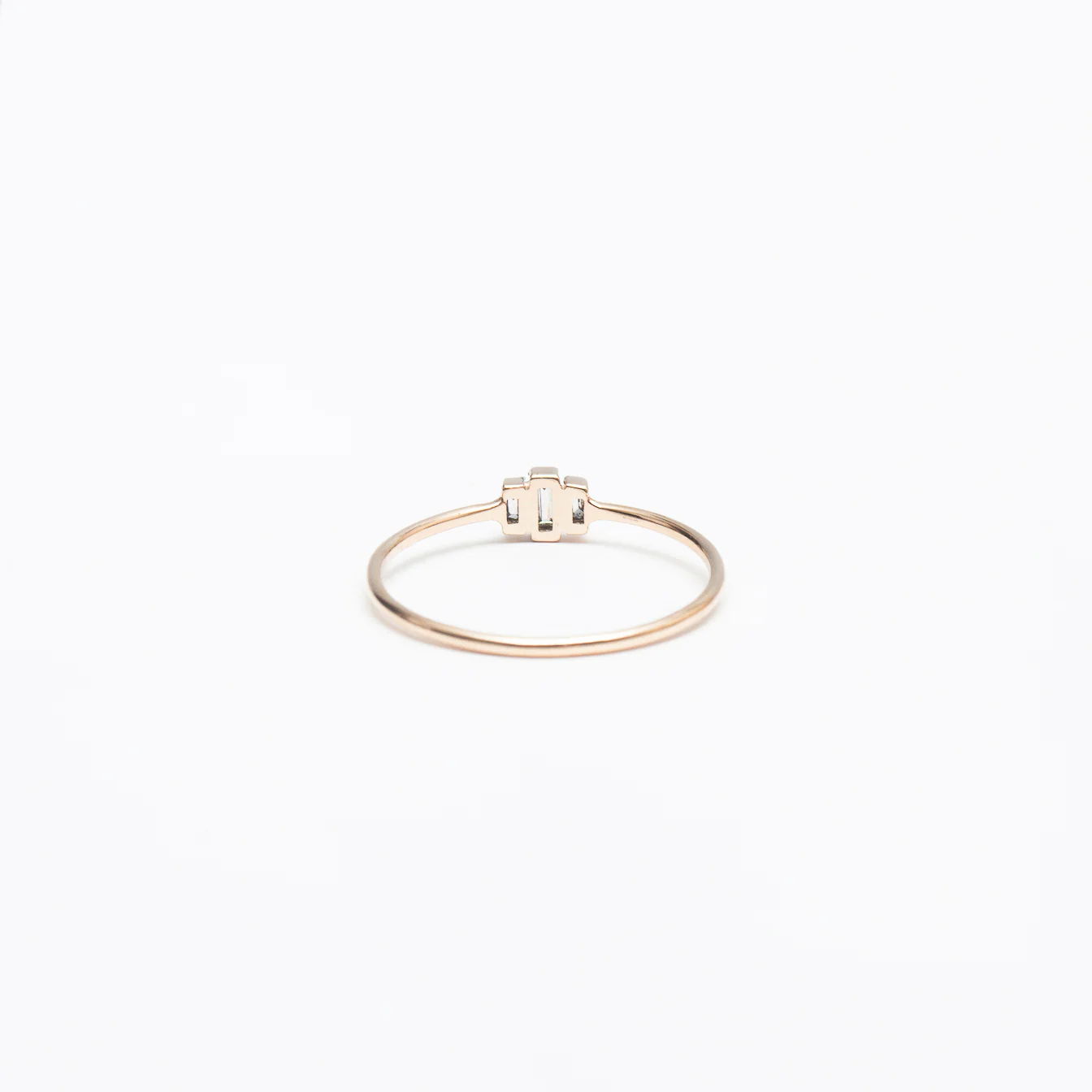 Three-Stepped Baguette Ring - Image 3