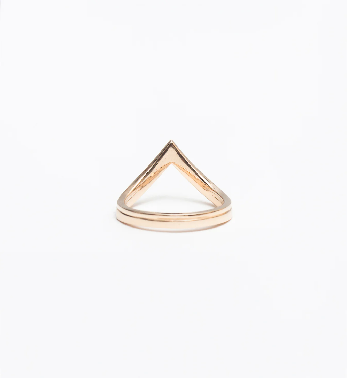 White Diamond Butterfly Chrysalis Band - Image 4